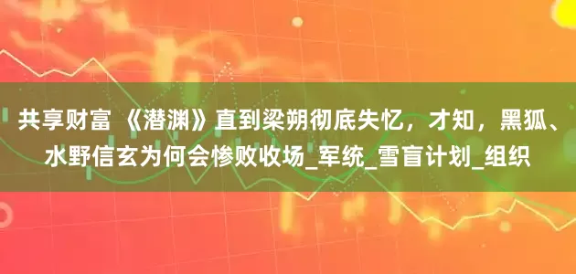 共享财富 《潜渊》直到梁朔彻底失忆，才知，黑狐、水野信玄为何会惨败收场_军统_雪盲计划_组织